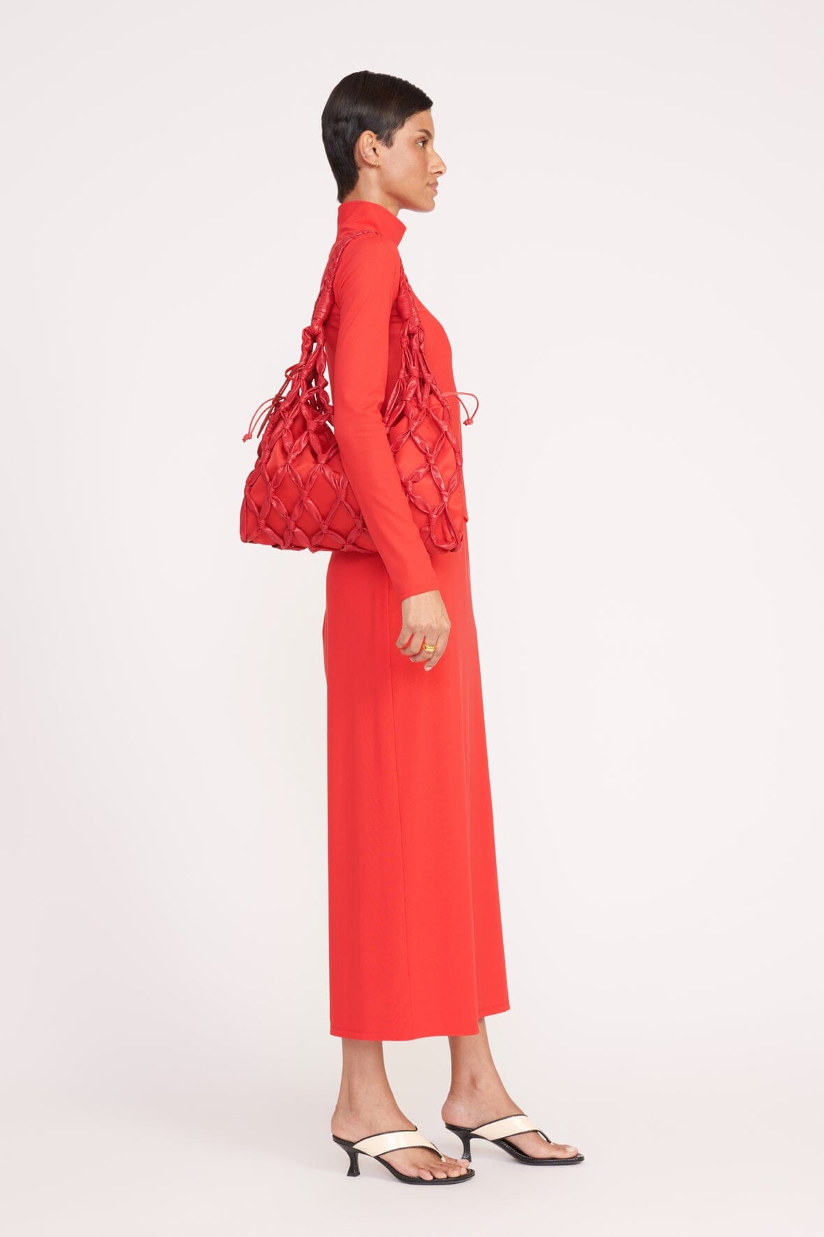 Its a red bag with diamond design zyda use nahi kiya hain - Women -  1763838511